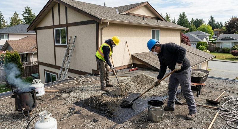 Tar And Gravel Roof Repair