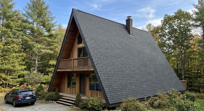 A Frame Roof Installation in Licking County, OH