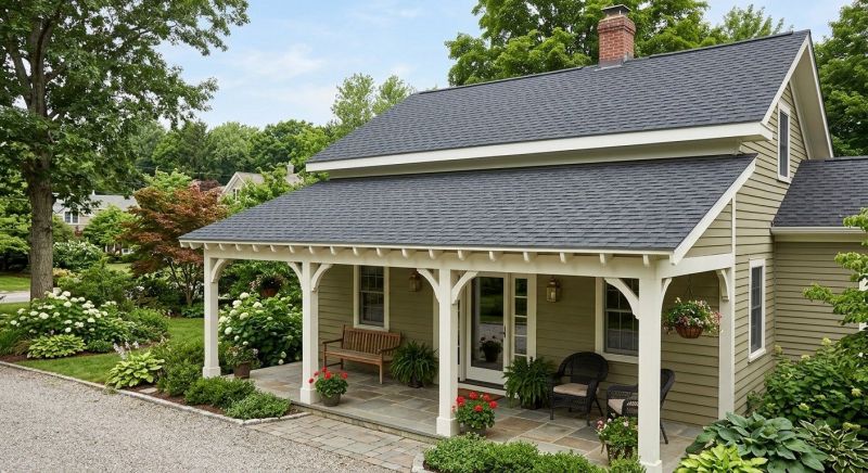 A Frame Roof Installation in Licking County, OH