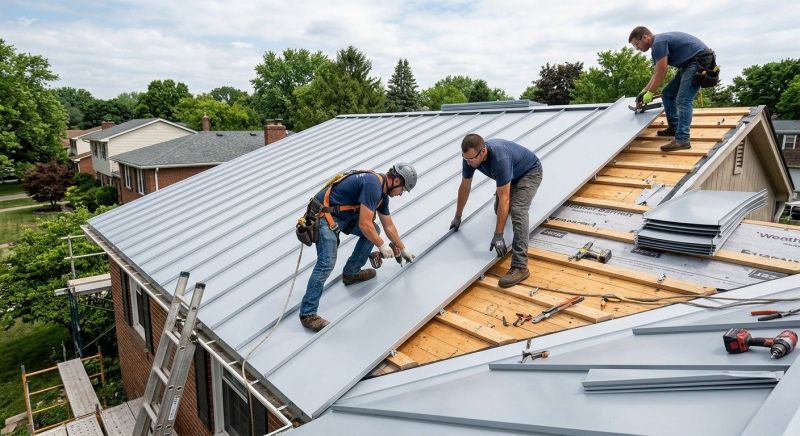 Aluminum Roof Installation in Nashport, OH