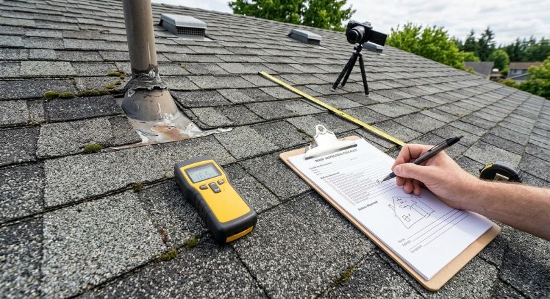Asphalt Roof Inspection in Sparta, OH