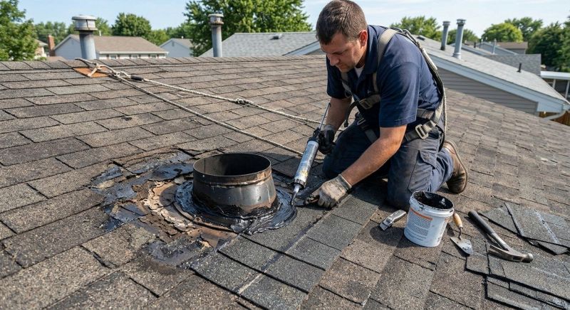 Asphalt Roof Leak Repair in Columbus, OH