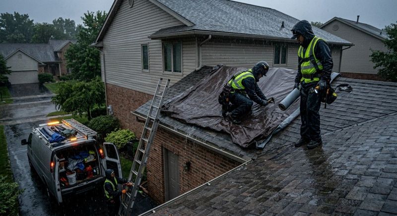 Asphalt Roof Leak Repair in Newark, OH