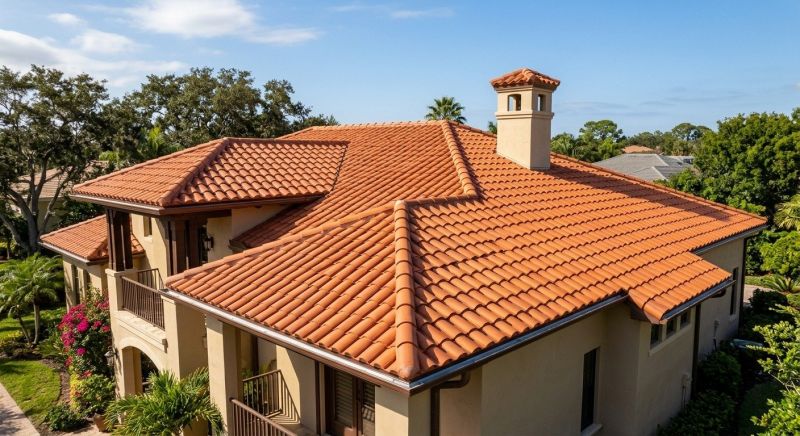 Barrel Tile Roof Installation in Licking County, OH