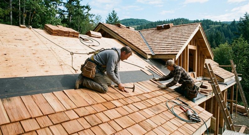 Cedar Roof Installation in Centerburg, OH