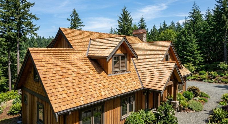 Cedar Roof Installation in Glenford, OH