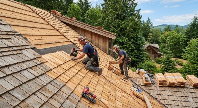 Cedar Roof Installation in Granville, OH