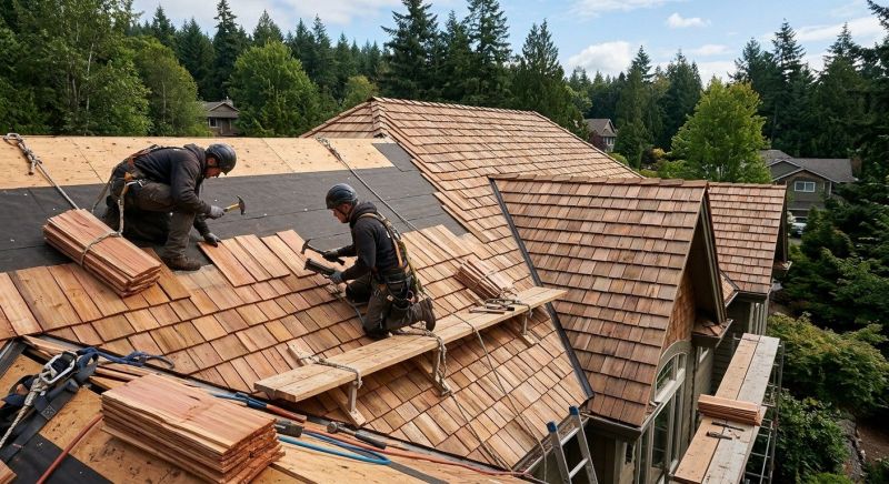 Cedar Roof Installation in Johnstown, OH