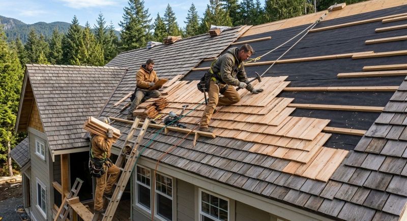 Cedar Roof Installation in Utica, OH