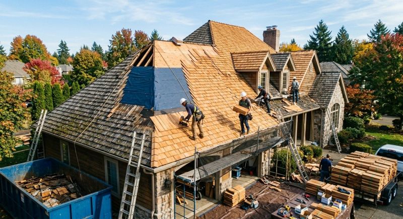 Cedar Roof Replacement in Granville, OH
