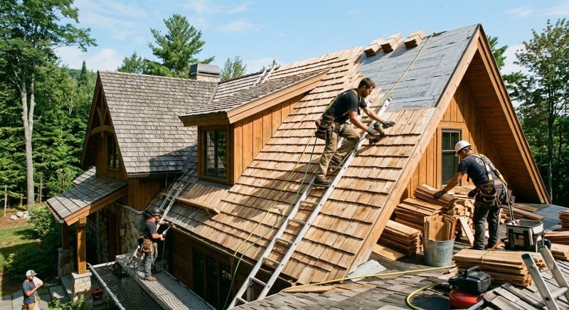 Cedar Roof Replacement in Knox County, OH