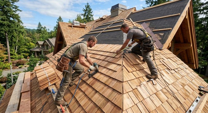 Cedar Shake Roof Construction in Centerburg, OH