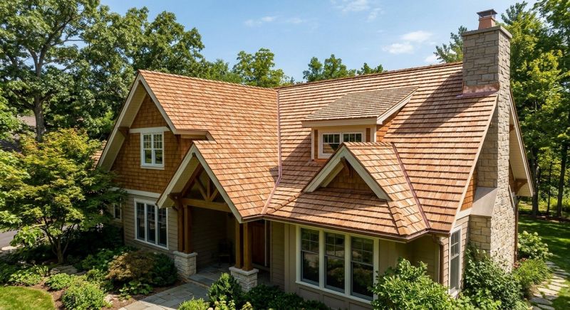 Cedar Shake Roof Construction in Martinsburg, OH