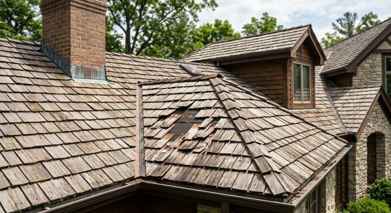 Cedar Shake Roof Repair in Reynoldsburg, OH
