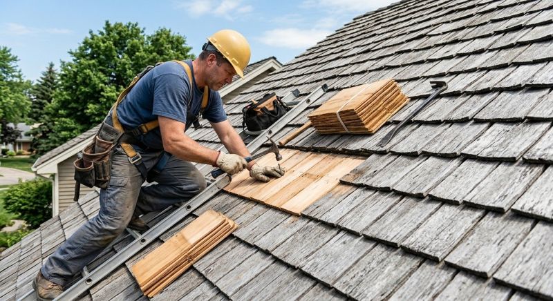Cedar Shingles Repair in Knox County, OH