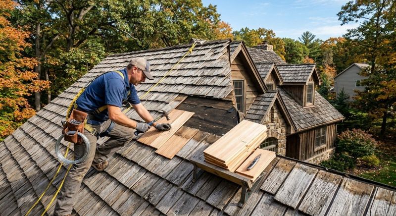 Cedar Shingles Repair in Utica, OH