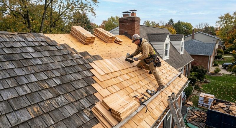 Cedar Shingles Replacement in Knox County, OH