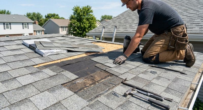 Composite Roof Repair in Licking County, OH