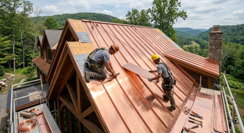 Copper Roof Installation in Licking County, OH