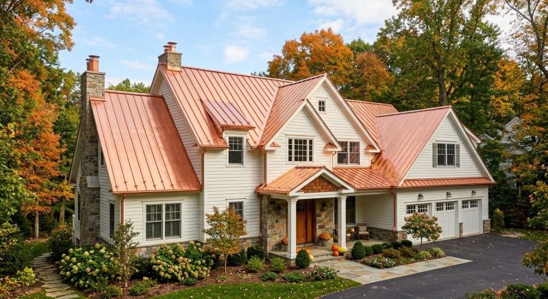 Copper Roof Replacement in Licking County, OH