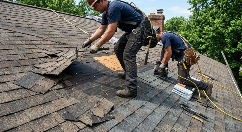 Damaged Roof Repair in Nashport, OH