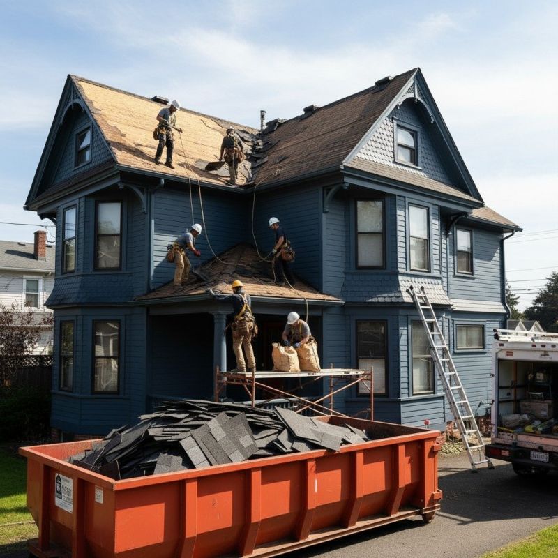 Damaged Roof Replacement in Licking County, OH