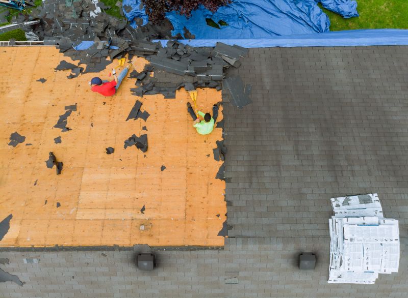 Damaged Roof Replacement in Licking County, OH