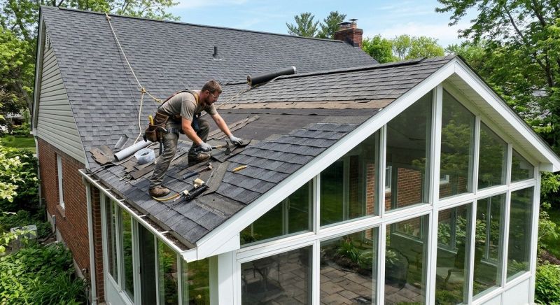 Damaged Roof Replacement in Pataskala, OH