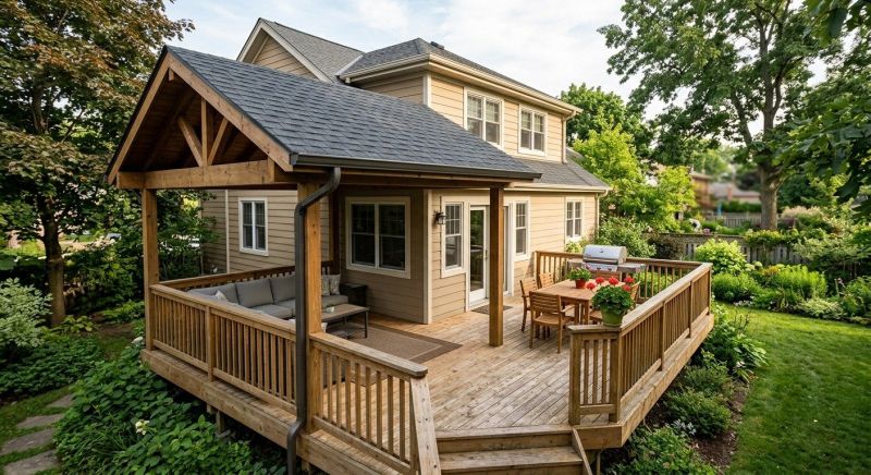 Deck Roof Construction in Licking County, OH