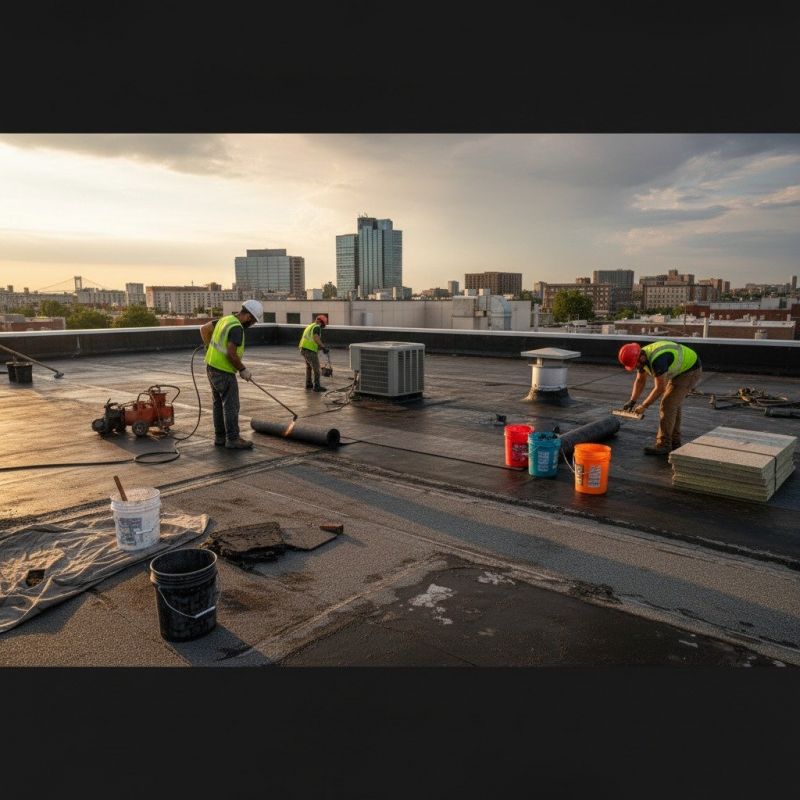 Flat Roof Repair in Buckeye Lake, OH