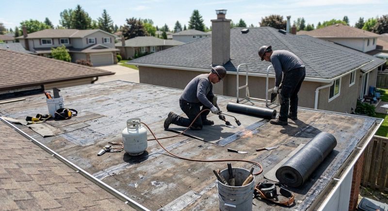 Flat Roof Repair in Pickerington, OH