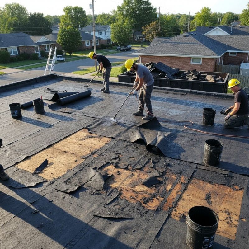 Flat Roof Repair in Utica, OH