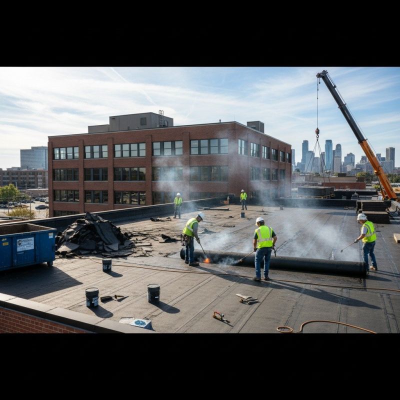 Flat Roof Replacement in Knox County, OH