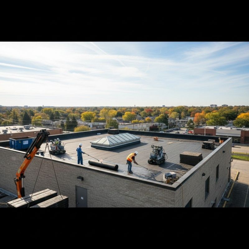 Flat Roof Replacement in Licking County, OH