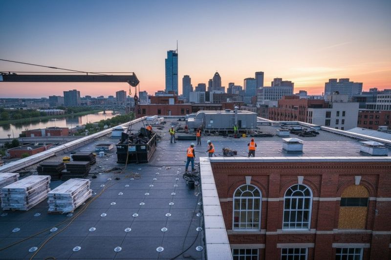 Flat Roof Replacement in Martinsburg, OH
