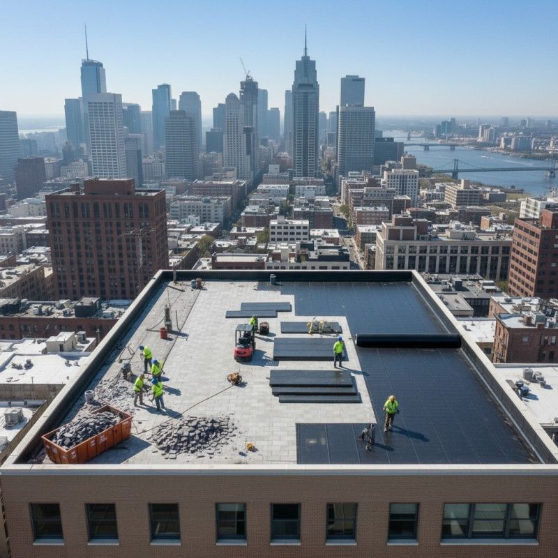 Flat Roof Replacement in Reynoldsburg, OH