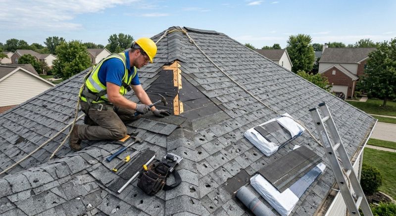 Hail Damage Roof Repair in Heath, OH