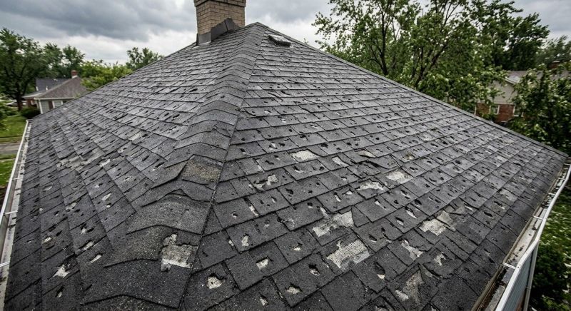Hail Damage Roof Repair in Newark, OH