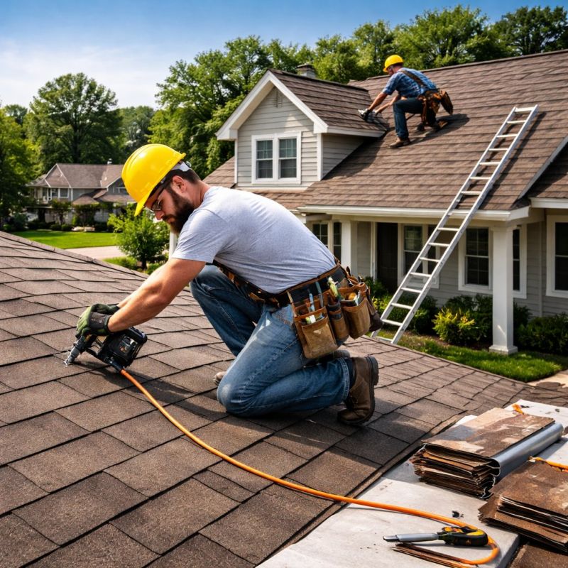 House Roof Installation in Johnstown, OH