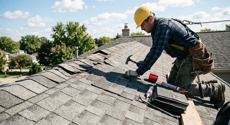 House Roof Repair in Glenford, OH