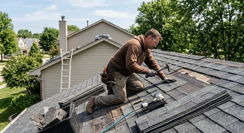House Roof Repair in Heath, OH