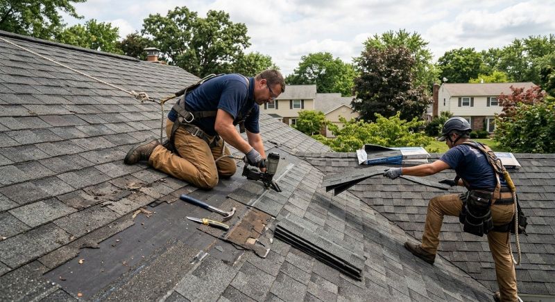 House Roof Repair in Licking County, OH