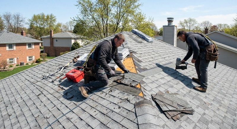 House Roof Repair in Licking County, OH