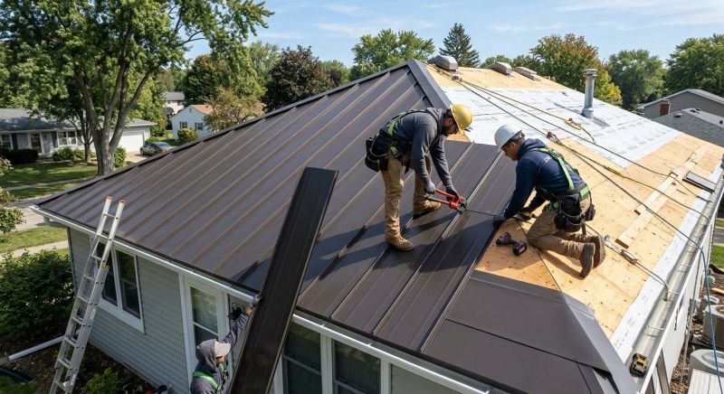 Metal Roof Installation in Howard, OH