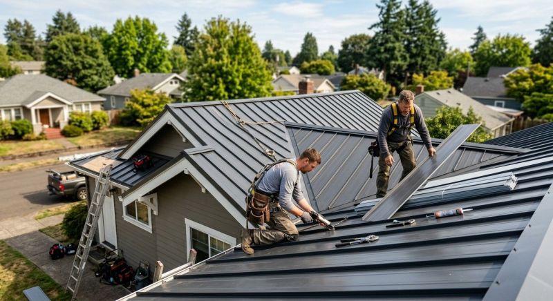 Metal Roof Repair in Heath, OH