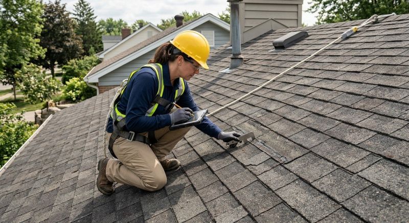 Roof Damage Inspection in Johnstown, OH