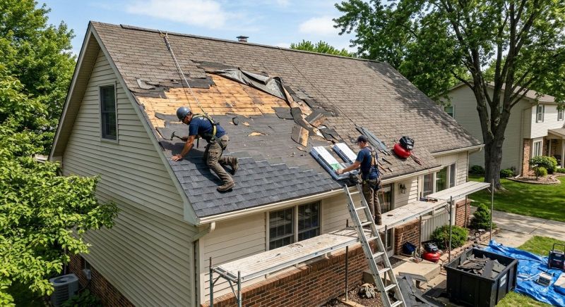 Roof Damage Repair in Licking County, OH