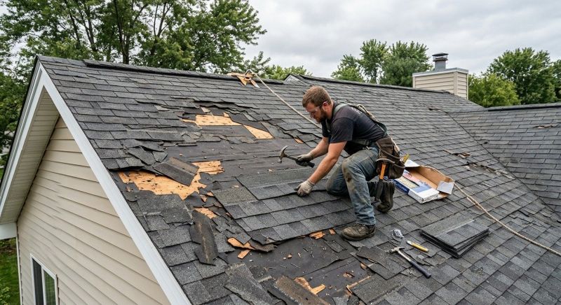 Roof Damage Restoration in Nashport, OH