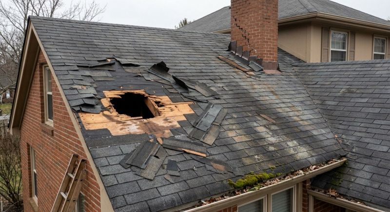 Roof Damage Restoration in Sparta, OH