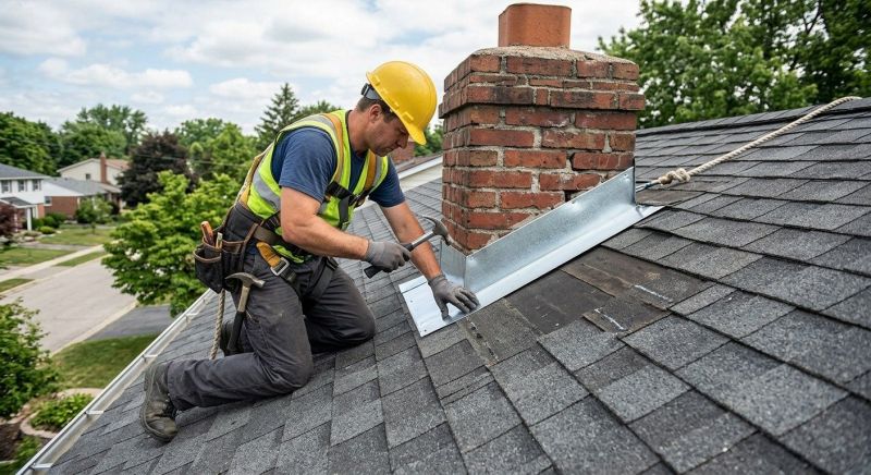 Roof Flashing Installation in Johnstown, OH